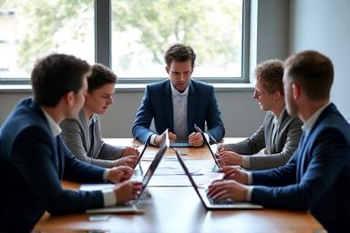 Gambar mesyuarat korporat profesional